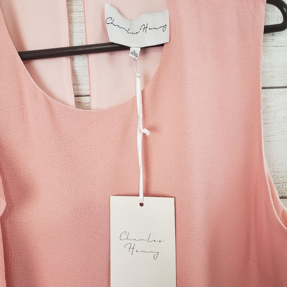 Charles Henry Pink Dress - Picture 3 of 3